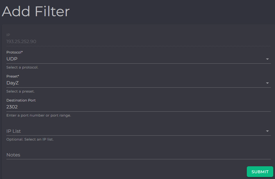 Filter for Game Port